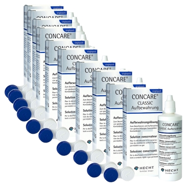 Concare Classic Aufbewahrungslösung Mega- Sparpack 10x120 ml - versandkostenfrei