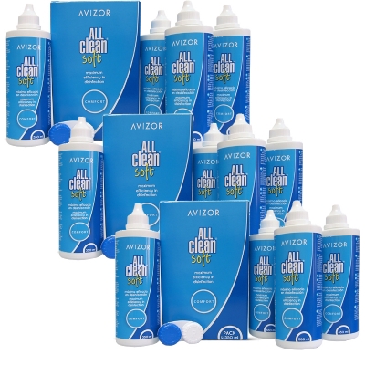 Avizor All Clean Soft Mega- Sprapack (Avizor) 12 x 350 ml + Behälter