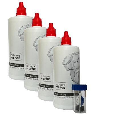 Premium Pflege Peroxidlösung - 4 x 360ml / 4x Behälter