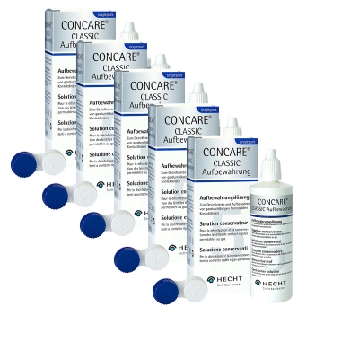 Concare Classic Aufbewahrungslösung Sparpack 5x 120ml