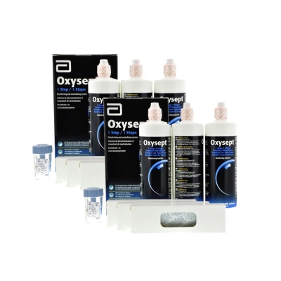 Oxysept 1 Step multipack Comfort Black Edition 6x300ml (für 180 Anwendungen)