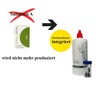 Ersatz für Wöhlk E Enzyme --- Premium Pflege Peroxidlösung 360 ml- 1 Behälter / mit integrierten Proteinentferner -versandkostenfrei-
