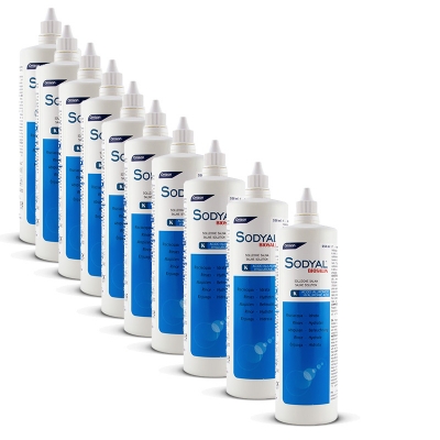 SODYAL® BIOSALIN Kochsalzlösung mit Hyaluron und Kalium  10 x 550 ml Sparpack