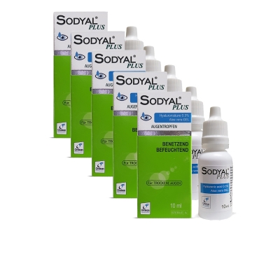 Omisan SODYAL® Plus Augentropfen Sparpack 5 x 10ml