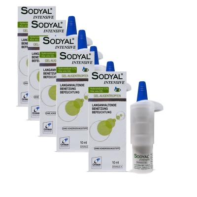 Omisan SODYAL® Intensive Augentropfen Sparpack 5 x 10ml