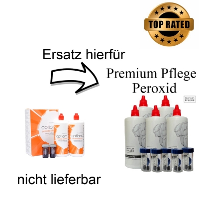 Ersatz für Options Peroxide Solution -- Premium Pflege Peroxidlösung 1 - 6 x a (360ml / 1x Behälter) oder Zubehör mit integriertem Proteinentferner