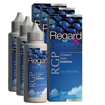 Regard K (RGP) 3 x 120ml/ Behälter für harte Linsen