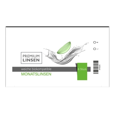 Premium Linsen biokompatible Monatslinsen 6er Box MPG ersetzt die Extreme H2O Serie