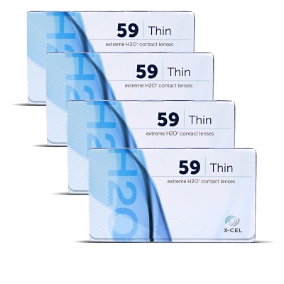Extreme H2O Thin Umsteigerset - 4 Boxen- 24 Linsen