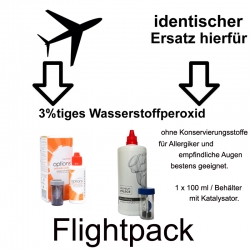 Ersatz für Options Peroxid Flight Pack /Premium Pflege Peroxid 100ml / Behälter