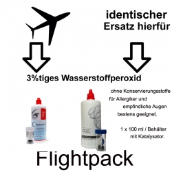 Ersatz für Optosan Oxy Flight Pack /Premium Pflege Peroxid 100ml / Behälter