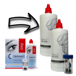 Ersatz für Optosan Oxy /Premium Pflege Peroxid 2x360ml+2 Behälter