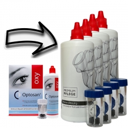 Aus Optosan Oxy wird Premium Pflege Peroxid 4x360ml / 4 Behälter