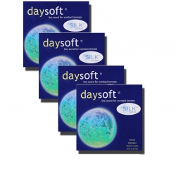 Daysoft One Day Tageslinsen Sparpack 4 x 32 Stück (jeweils 2 x 32 Linsen pro Stärke)