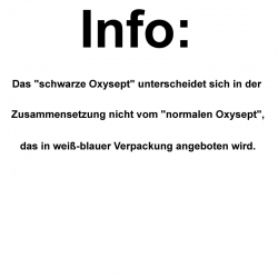 Oxysept 1 Step multipack Comfort Black Edition 6x300ml (für 180 Anwendungen)