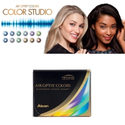 AIR OPTIX COLORS (Alcon) XL Sparpack 5 x 2 Monatslinsen einer Stärke und Farbe - versandkostenfrei-
