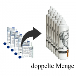 Concare Aufbewahrung Ersatz mit doppelter Menge Premium Pflege hart Kombilösung 6 x 240ml -versandkostenfrei-