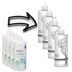 Aus Cooper Vision Saline 4 x 360ml wird Premium Pflege Kochsalzlösung 4 x 360ml