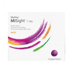 Neu-- MyDay MiSight 1 day Myopie Kontaktlinsen Cooper Vision 90er Packung Dual-Focus-Linse zur Nachversorgung