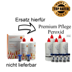 Ersatz für Refine One Step -- Premium Pflege Peroxidlösung 1 - 6 x a (360ml / 1x Behälter) oder Zubehör mit integriertem Proteinentferner
