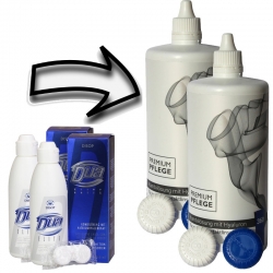 Aus Dua Elite wird Premium Pflege Kombilösung mit Hyaluron 1 bis 6 mal a - 360ml / 1x Behälter