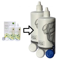 Aus Cooper Vision Hy Care wird Premium Pflege Kombilösung mit Hyaluron 1 bis 6 mal a - 360ml / 1x Behälter