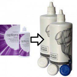 Aus Options Classic wird Premium Pflege Kombilösung mit Hyaluron 1 bis 6 mal a - 360ml / 1x Behälter