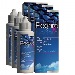 Regard K (RGP) 3 x 120ml/ Behälter für harte Linsen