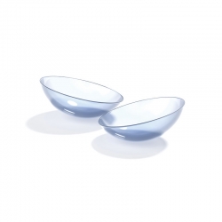 Silikon Hydrogel vs. biokompatible Kontaktlinse (sphärisches Testset mit 2 unterschiedlichen Linsen)