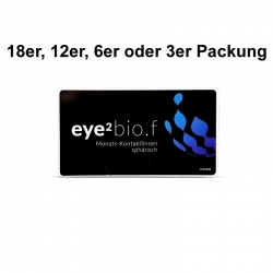 eye2 BIO.F Monats Kontaktlinsen Sphärisch 18er, 12er, 6er oder 3er Pack
