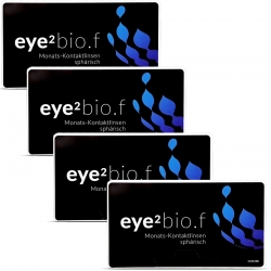 eye2 BIO.F Monats Kontaktlinsen Sphärisch 18er, 12er, 6er oder 3er Pack