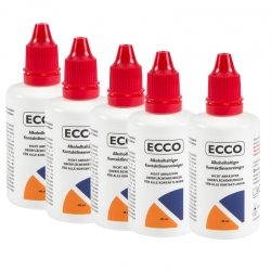 ECCO Alkoholhaltiger Kontaktlinsenreiniger - 5 x 40ml